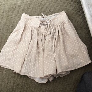 Free People Fabric Skort